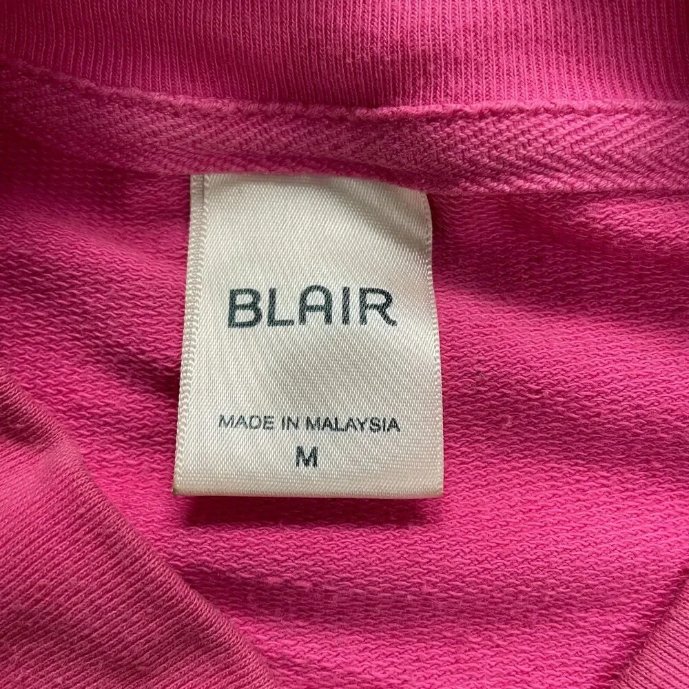 Blair Jacket Womens Medium Pink full zip Soft Mid Length Soft Pockets Ladies
